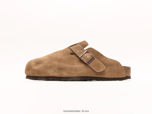 Birkenstock Boston Soft Footbed Suede Mink