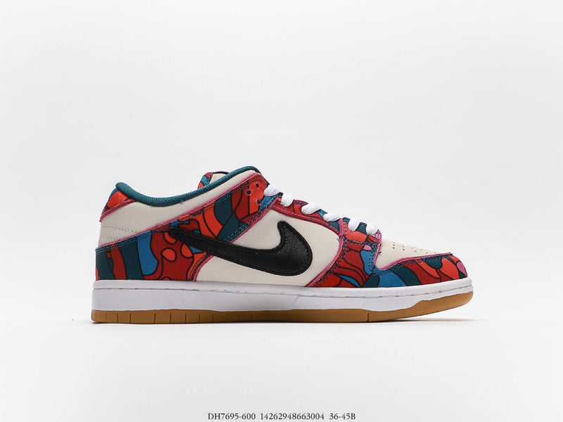 حذاء Nike SB Dunk Low Pro Parra ذو الفن التجريدي (2021)