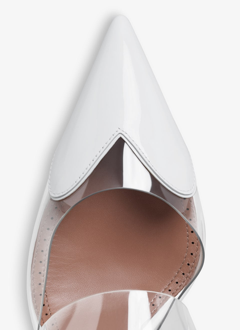 LE CŒUR MULES IN PATENT CALFSKIN