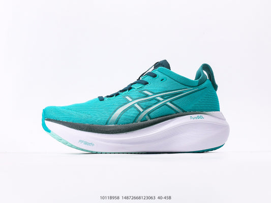 ASICS Gel-Nimbus 27 ASICS GEL-NWAVE TEAL/SAXON GREEN NEW ARRIVALS