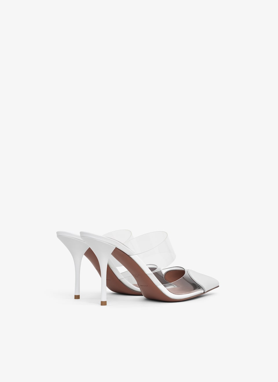 LE CŒUR MULES IN PATENT CALFSKIN