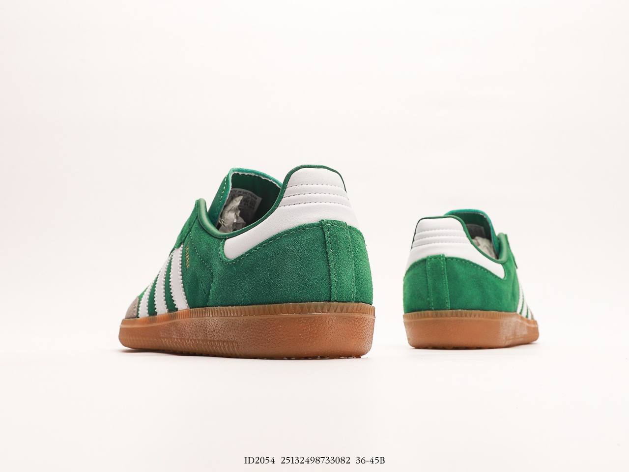 “Adidas Samba Collegiate Green Gum Grey Toe”