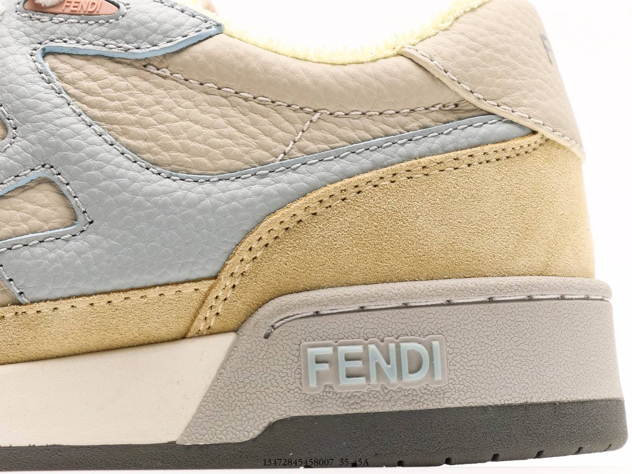 Fendi Match low Tops Yellow Suede