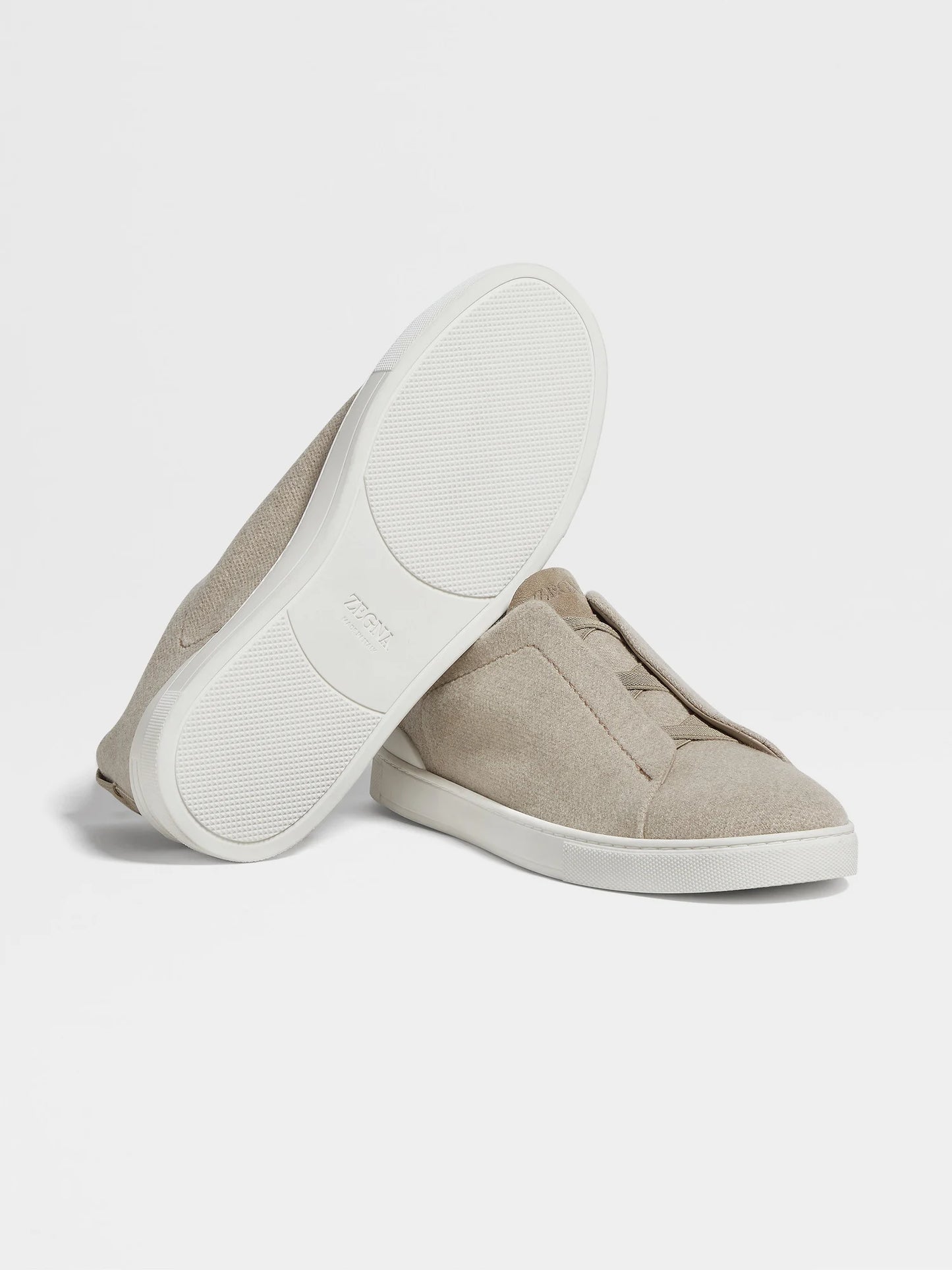 LIGHT TAUPE CASHMERE TRIPLE STITCH™ SNEAKERS