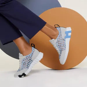 Hermes Sneakers Bouncing Blue Clair Blanc