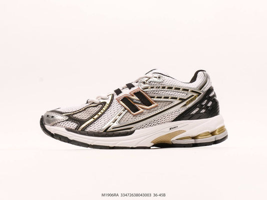 New Balance 1906 White Metallic Gold