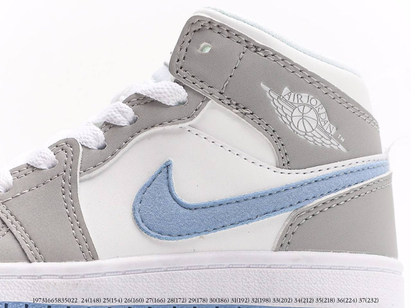 Jordan 1 Mid Grey Blue