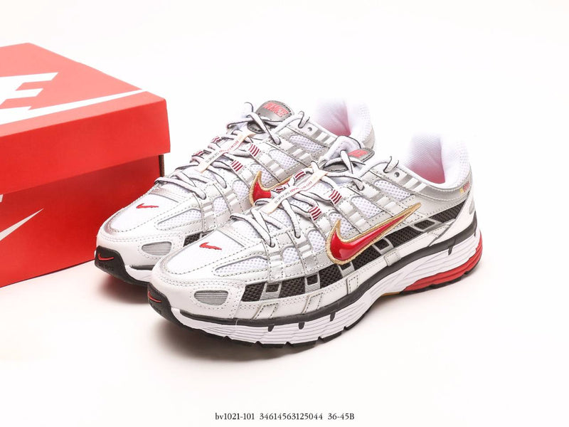 Nike P-6000 White Gold Red