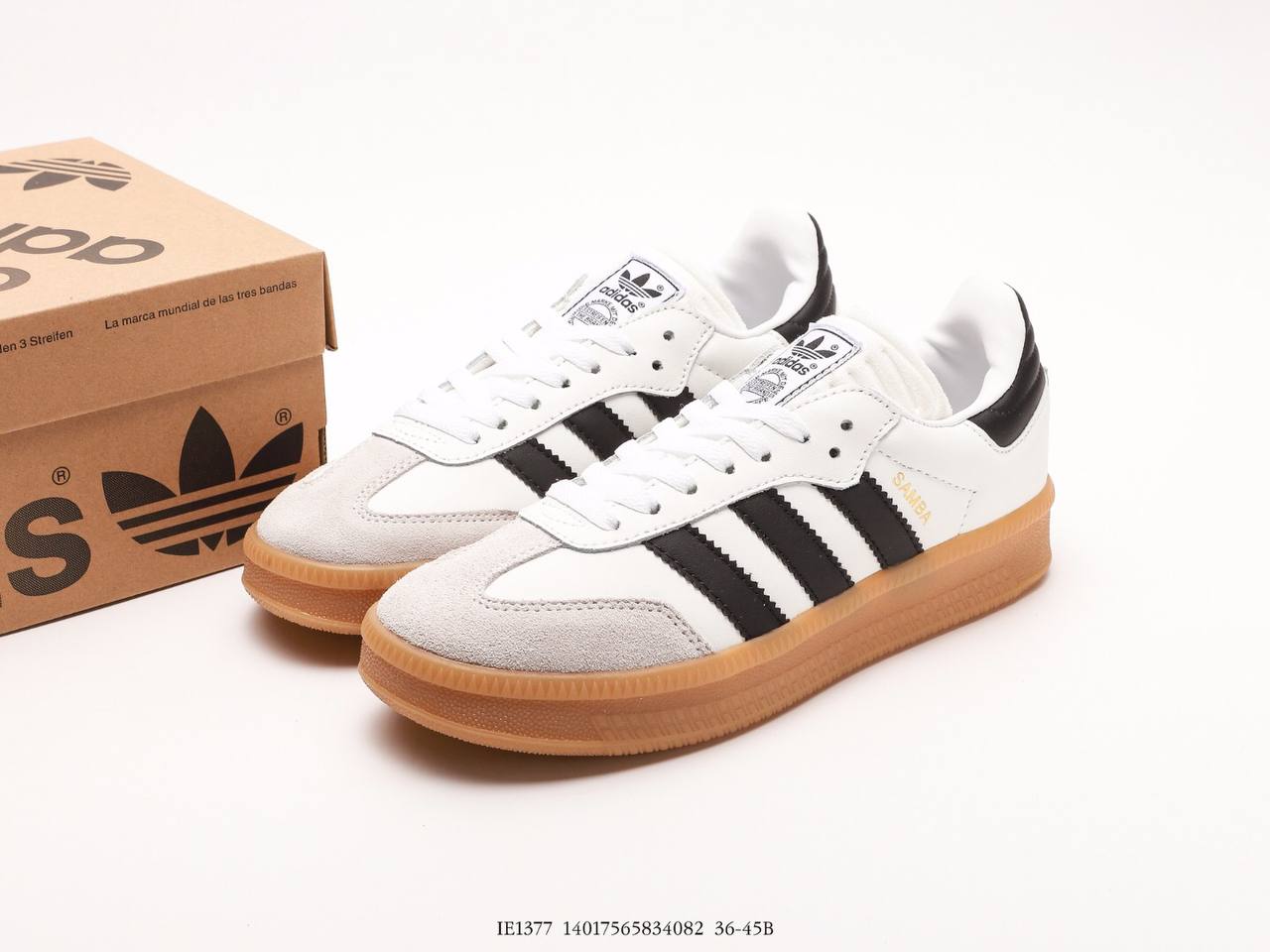 Adidas Samba XLG White Black Gum