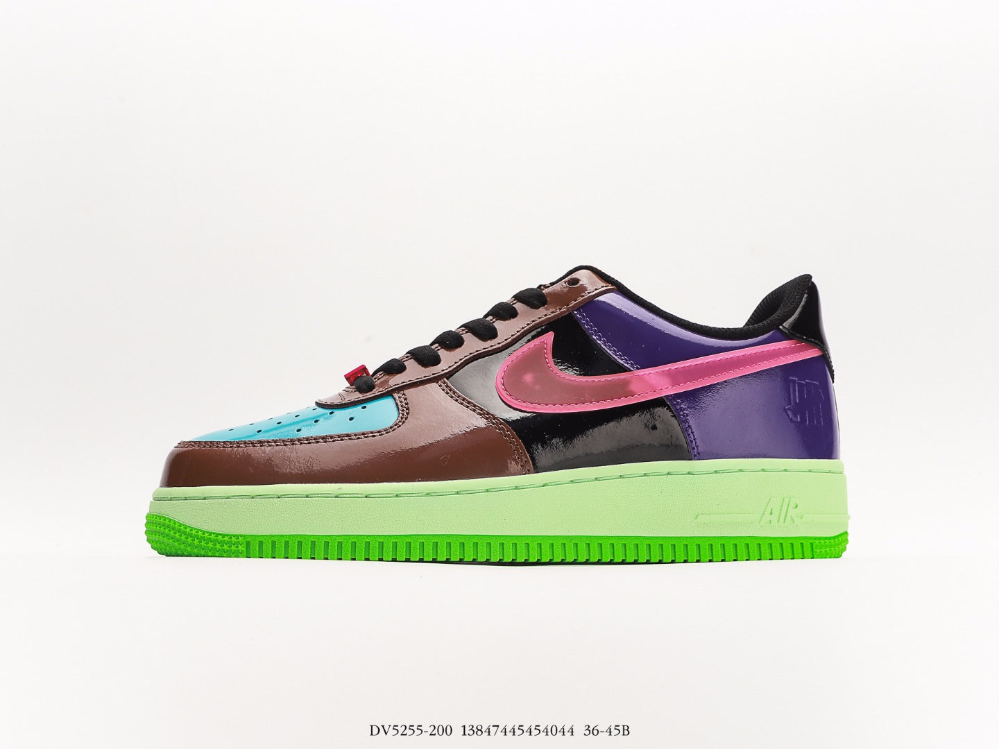 Nike Aor Force 1 Low SP undefeated Multi-Patent Pink Prime