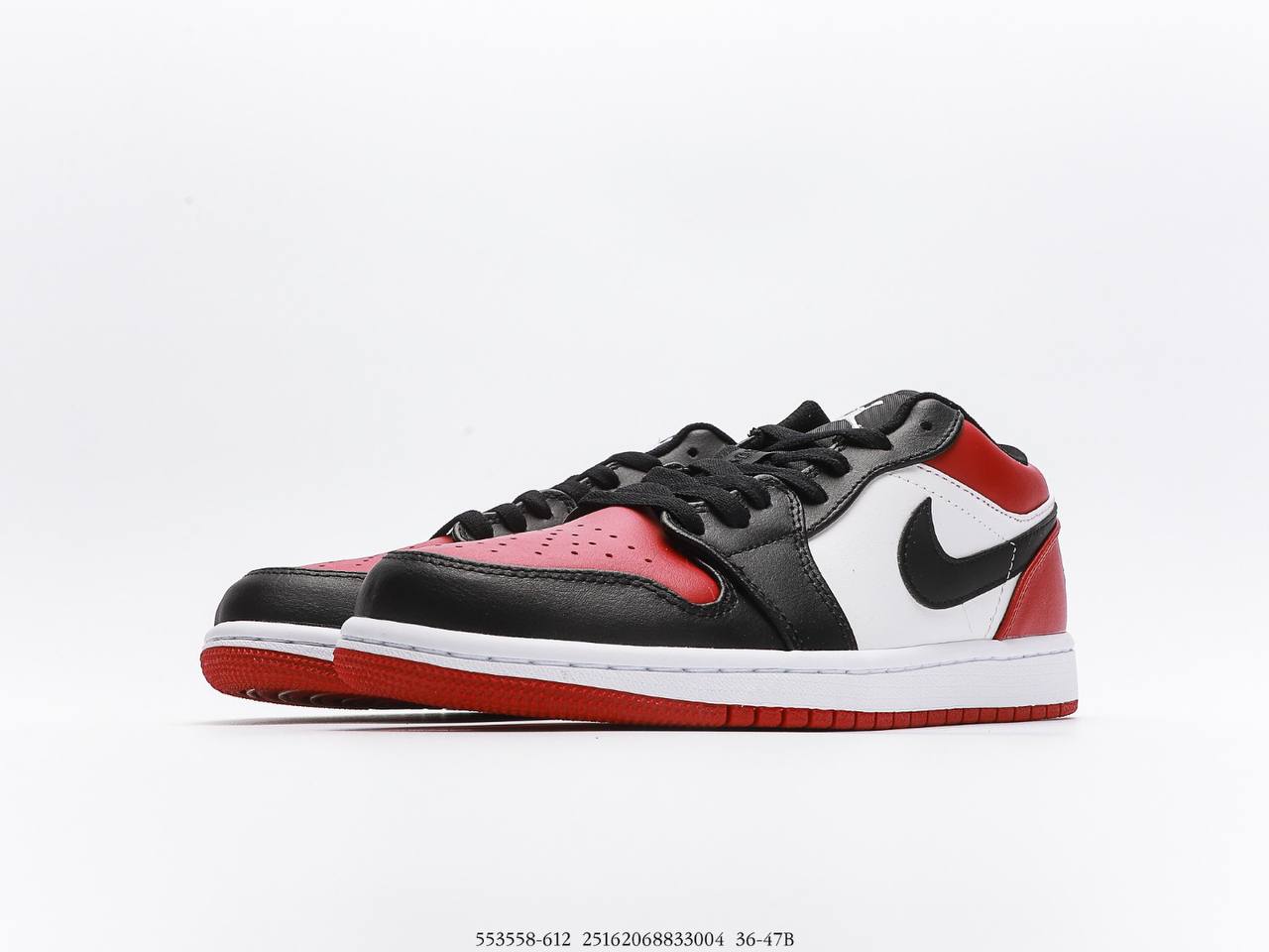 Jordan 1 Low Bred Toe