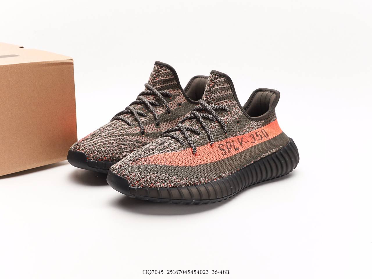 Adidas Yeezy 350 Boost V2 Army Green Orange