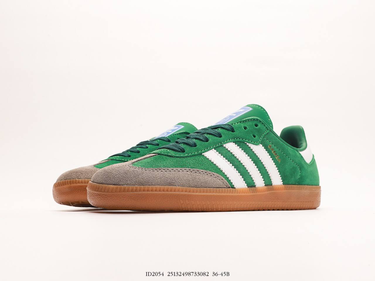 “Adidas Samba Collegiate Green Gum Grey Toe”