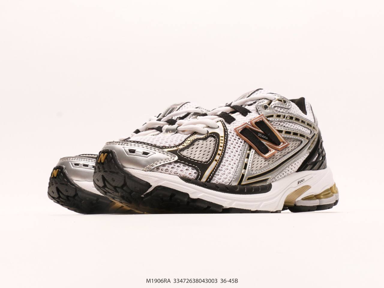 New Balance 1906 White Metallic Gold