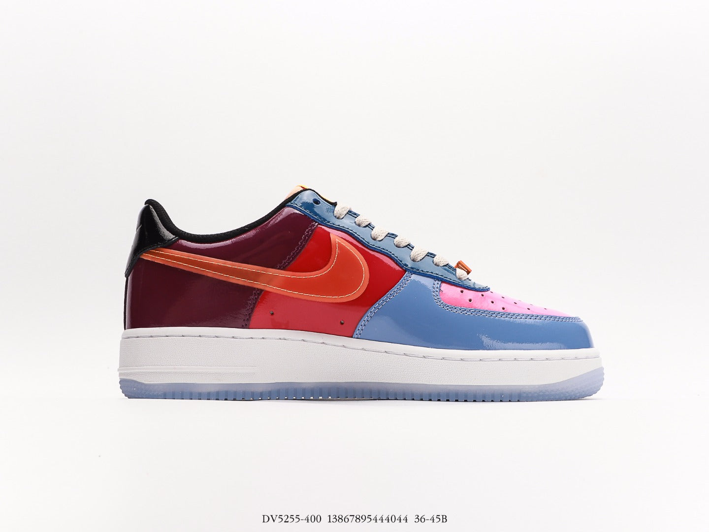 Nike Aor Force 1 Low SP undefeated Multi-Patent Total Orange