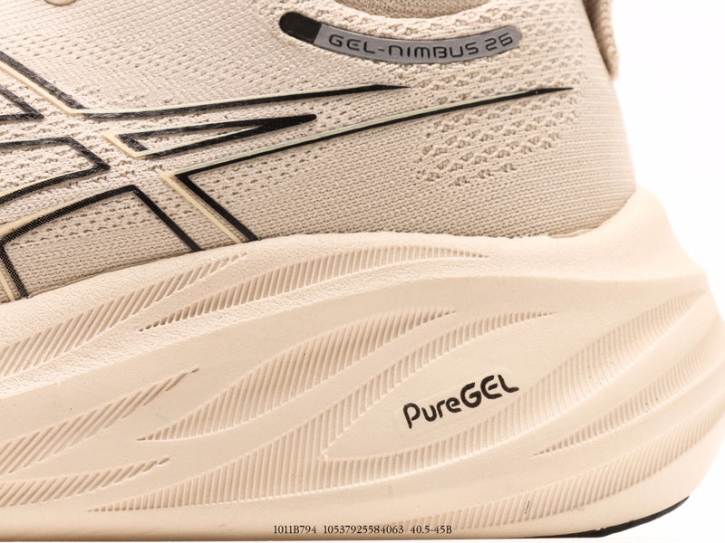 ASICS Gel-Nimbus 26 Feather Grey Black