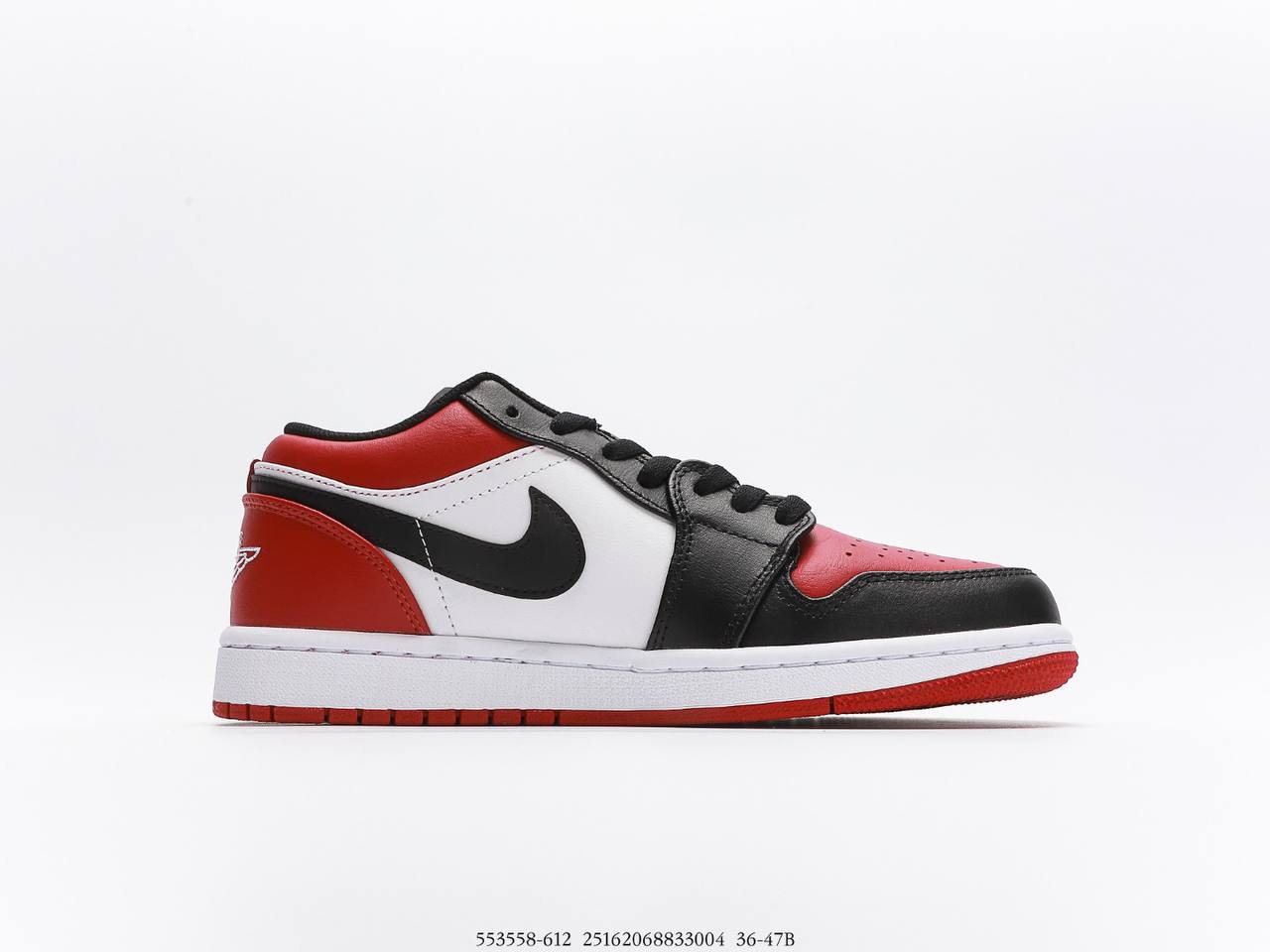 Jordan 1 Low Bred Toe