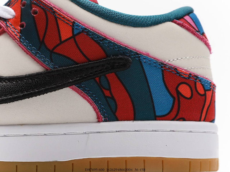 حذاء Nike SB Dunk Low Pro Parra ذو الفن التجريدي (2021)