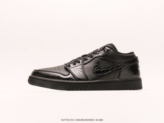 Jordan 1 Low Black Croc