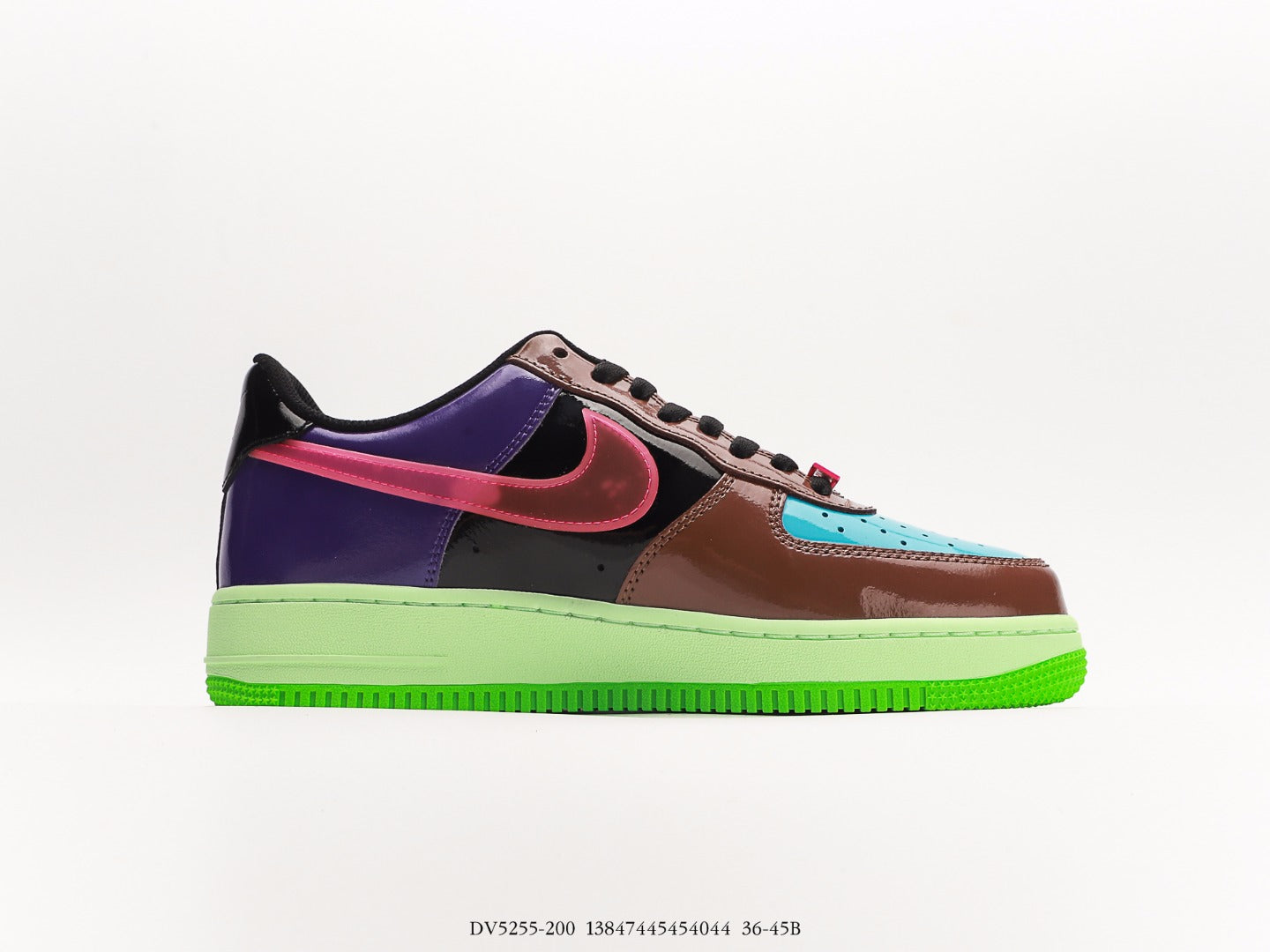 Nike Aor Force 1 Low SP undefeated Multi-Patent Pink Prime