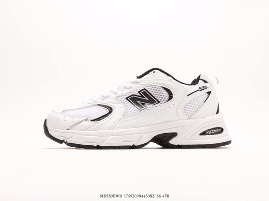 New Balance 530 White Black Silver