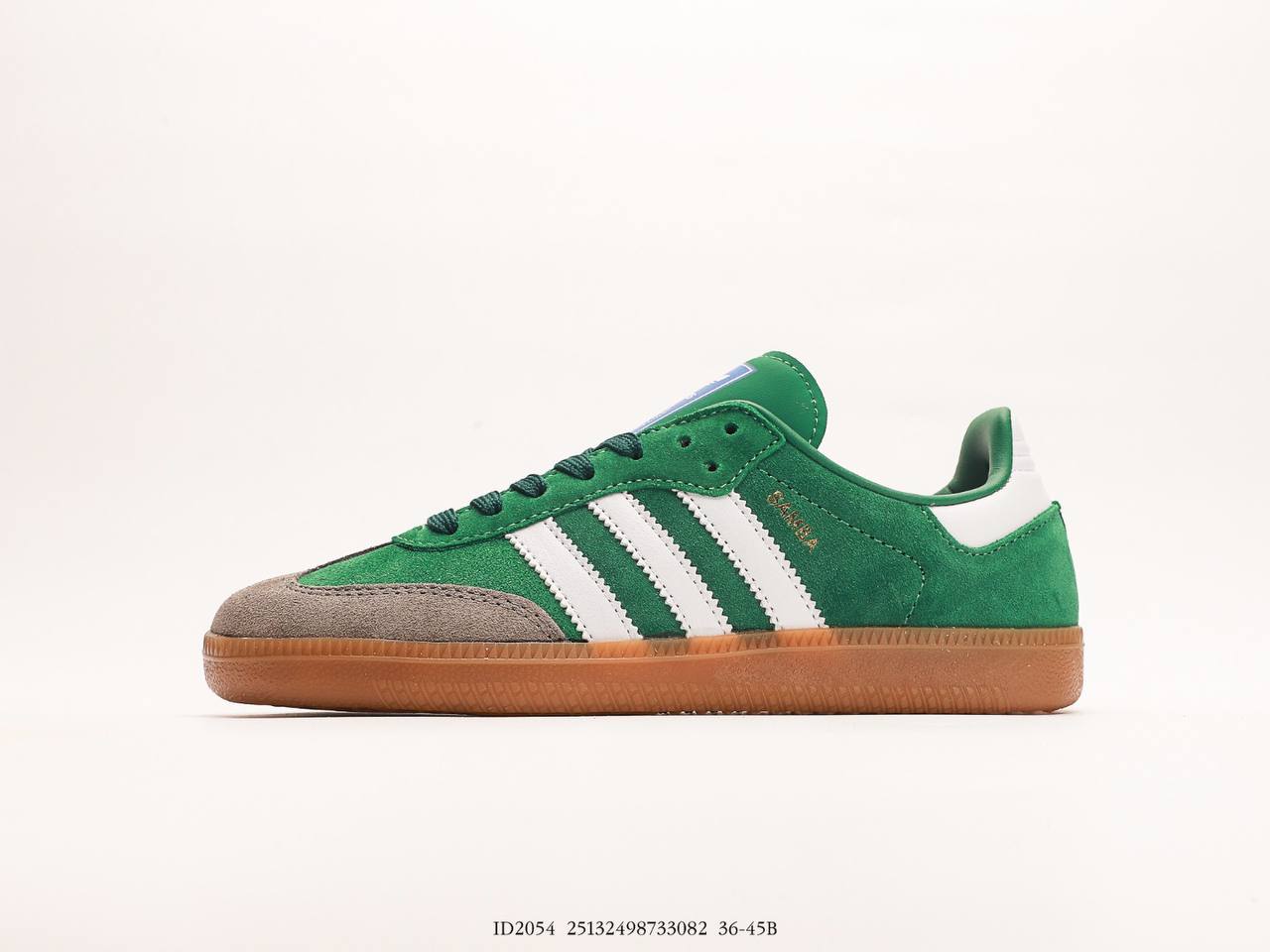 “Adidas Samba Collegiate Green Gum Grey Toe”