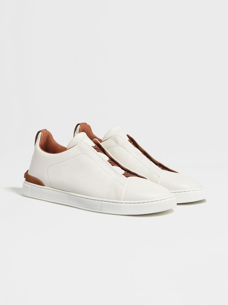 OFF WHITE DEERSKIN TRIPLE STITCH™ SNEAKERS