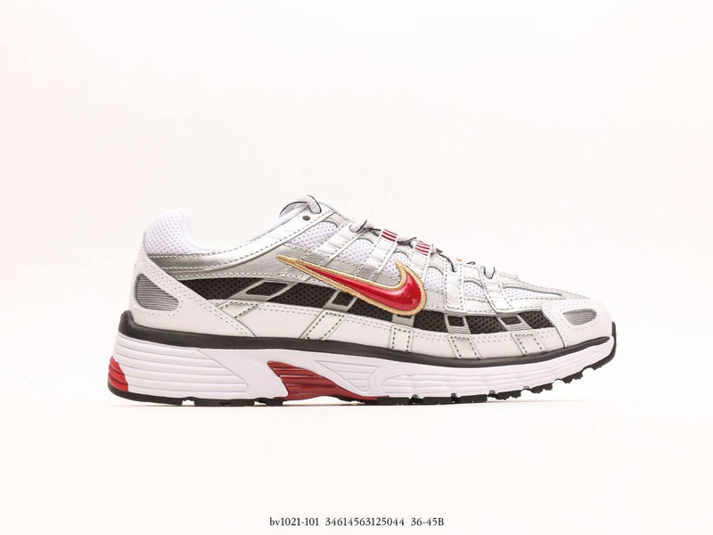 Nike P-6000 White Gold Red