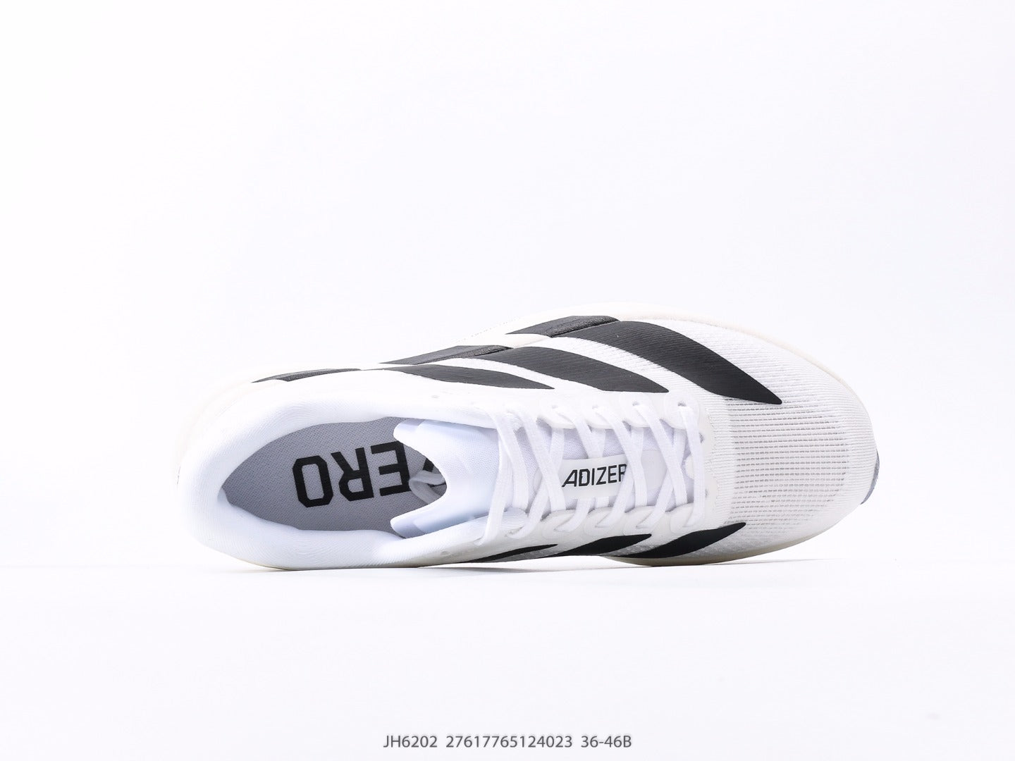adidas Adizero Evo SL – أبيض/أسود | قوة الأداء وأناقة التصميم