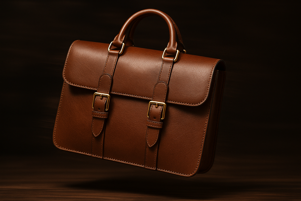 a luxury men bag animated 